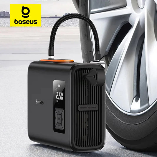Tire Inflator Portable Air Compressor Pump Electric Wireless Dual Cylinder 250W for Car Bicycle Tyre Pressure Inflation