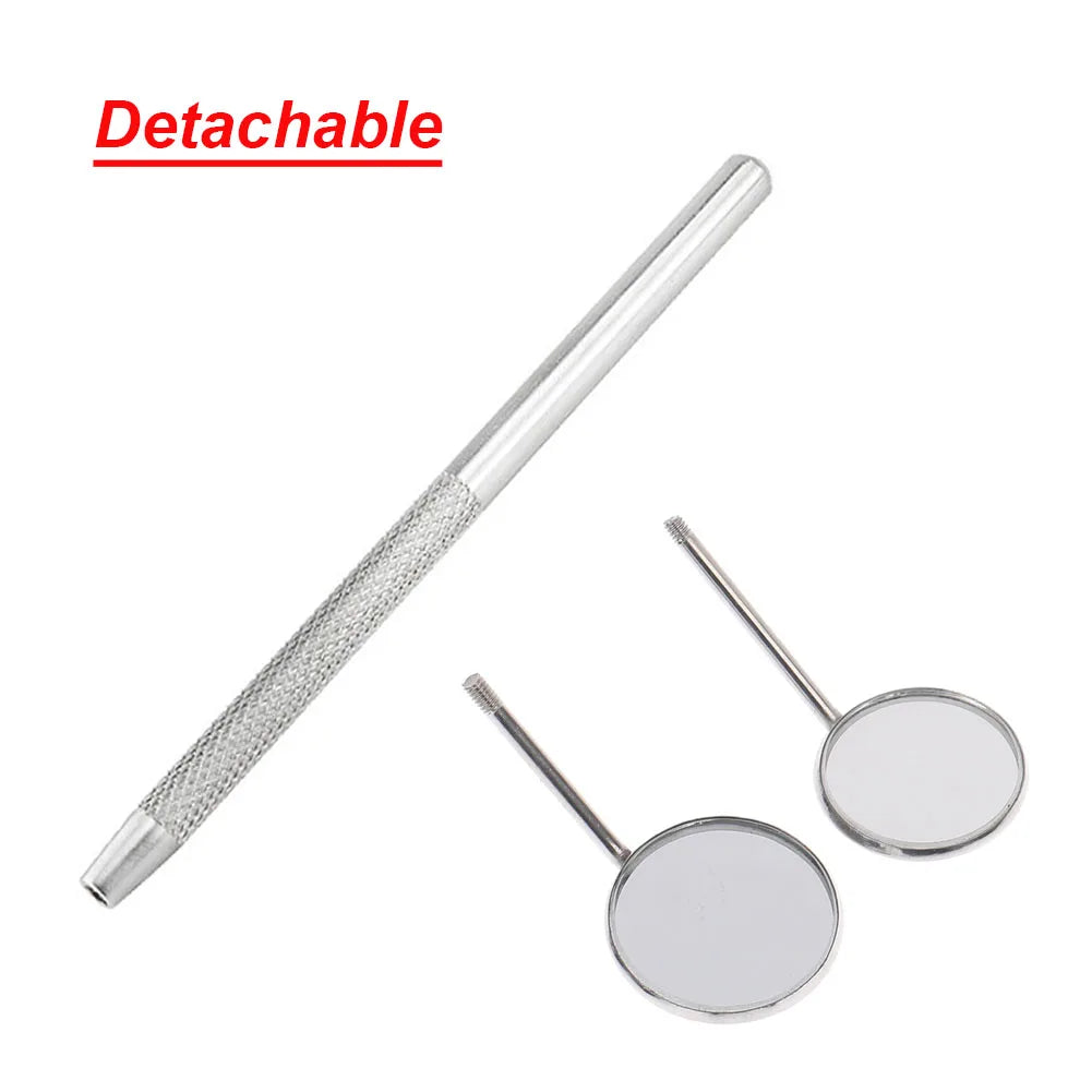 Stainless Steel 1/5Pcs  Dental Mirror 16cm Oral Hygiene Care Tool Dentist Clinic Teeth Whitening Clean Inspection Mouth Mirror