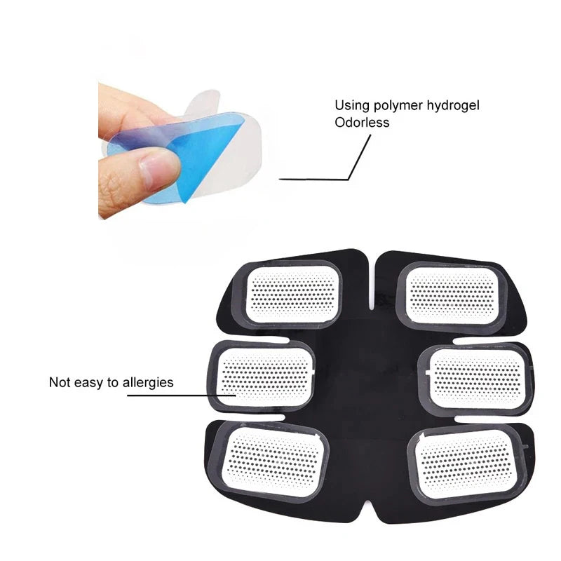 Gel Pads for EMS Hip And Abdominal ABS Trainer Weight Loss Muscle Stimulator Exerciser Replacement Massager Gel Patch