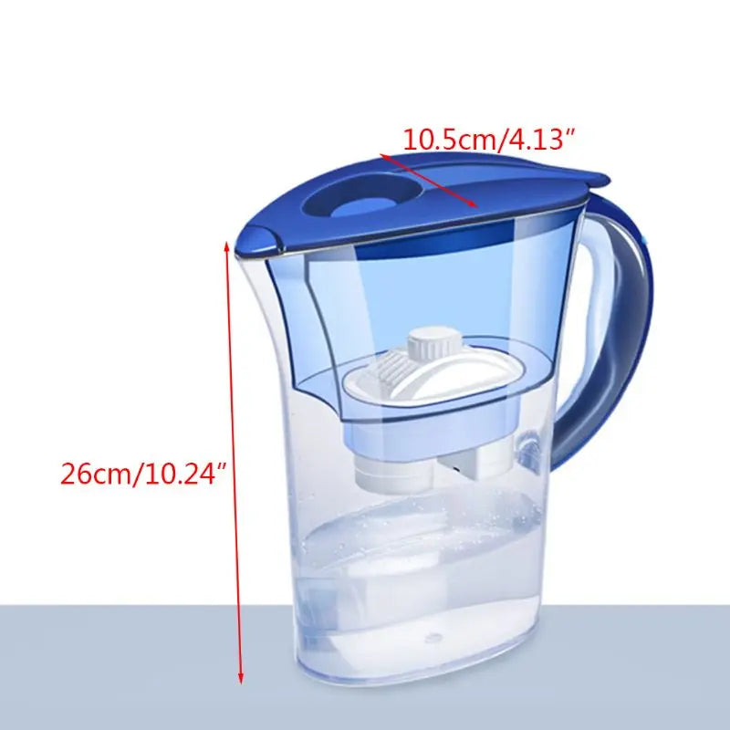 2.5L Capacity Water Filter Four-layer Filter Water Pitcher Purifier Office Household Universal Type, Drink Machine Water Purifier