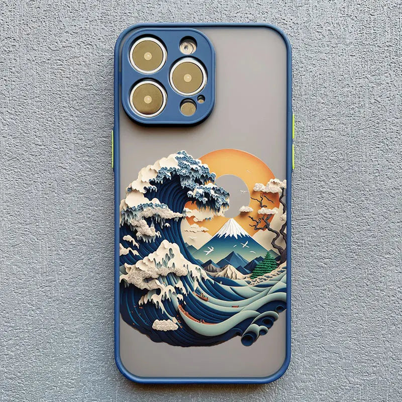iPhone 15 14 7 8 Plus XS X XR 14 13 Pro Max 13 12 Pro Max Mini Creative Mountains Back Cover Printing Landscape case