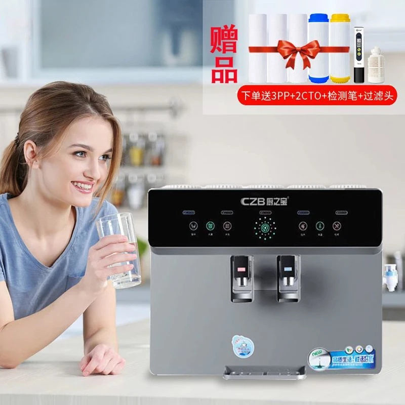 Purification and heating all-in-one RO reverse osmosis water purifier hot and cold water dispenser revers osmosis system