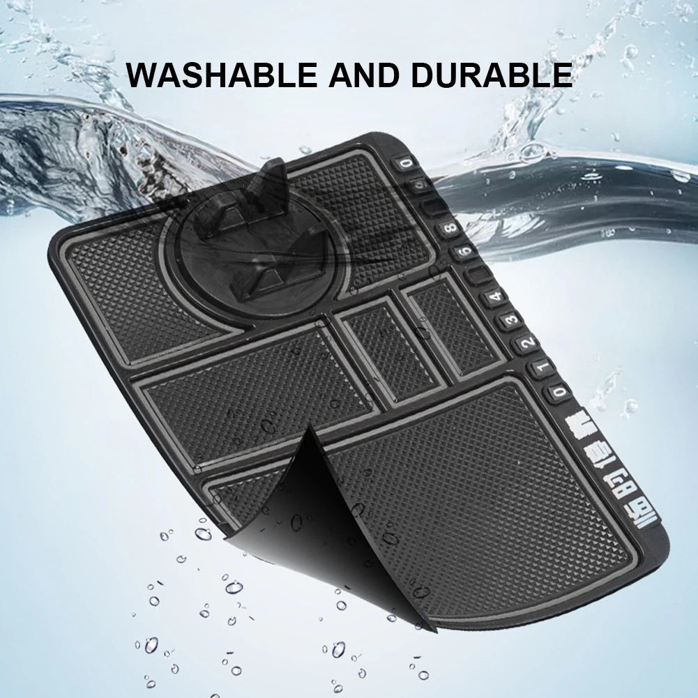 Car Dashboard Car Anti-Slip Mat Multifunctional Storage Pad Sticky Anti-Slip Pad Bracket for Navigation Car Interior Accessories