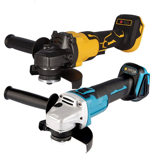 Makita 18v Battery Grinder Cutting Machine Woodworking Power Tool, 125MM M14 Brushless Electric Angle Grinder Variable Speed