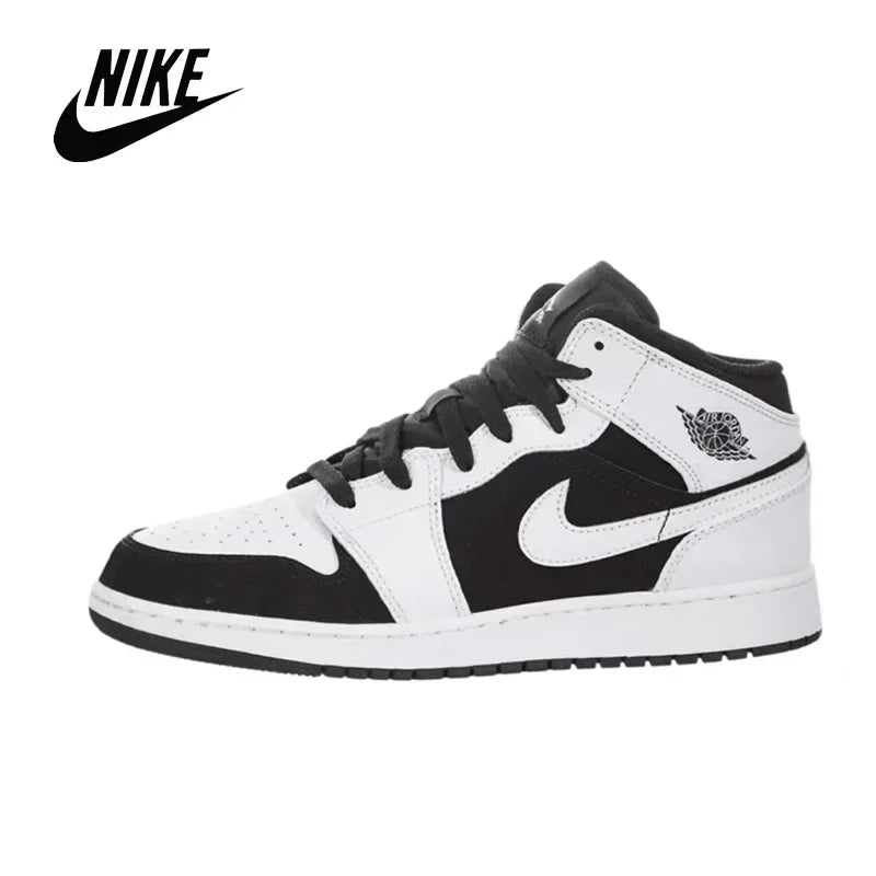 Nike Air Jordans 1 Obsidian Men's Basketball Shoes Women High-top Comfortable Sports Outdoor Sneakers