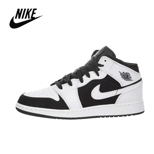 Nike Air Jordans 1 Obsidian Men's Basketball Shoes Women High-top Comfortable Sports Outdoor Sneakers