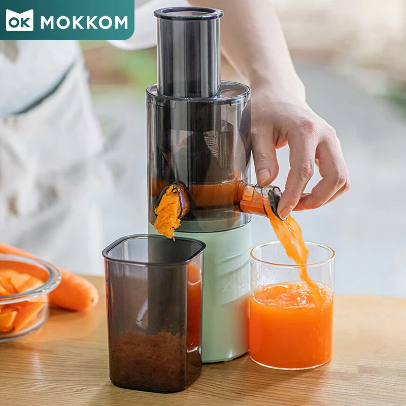 Mokkom Mini Slow Juicer Household Full-automatic Small Multifunctional Residue Juice Separation Fruit