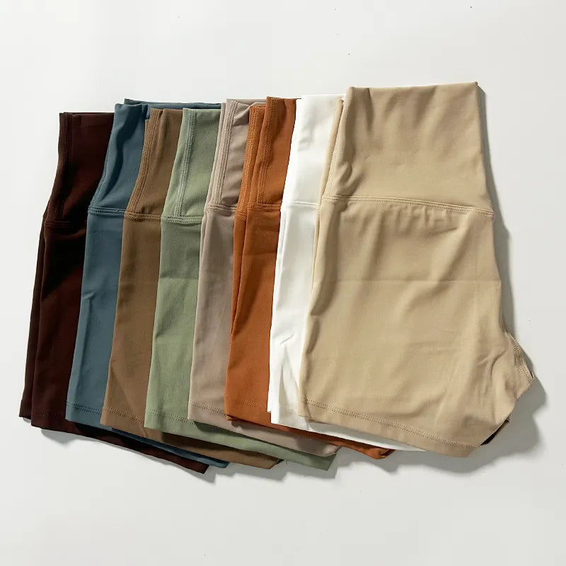 Women  Shorts High Waist Yoga Shorts Slim Fit