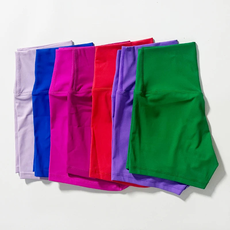 Women  Shorts High Waist Yoga Shorts Slim Fit