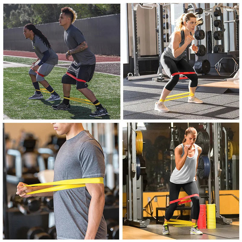 Resistance Bands Fitness Set Rubber Loop Bands Strength Training Workout Expander Yoga Gym Equipment Elastic Rubber Loop