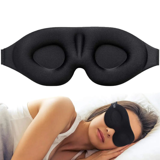 Eye Mask for Sleeping 3D Contoured Cup Blindfold Concave Molded