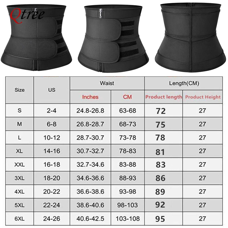 Waist Trainer Corset for Men Workout Sauna Sweat Belly Trimmer Belt Sports Compression Body Shaper Girdle Fitness Weight Loss