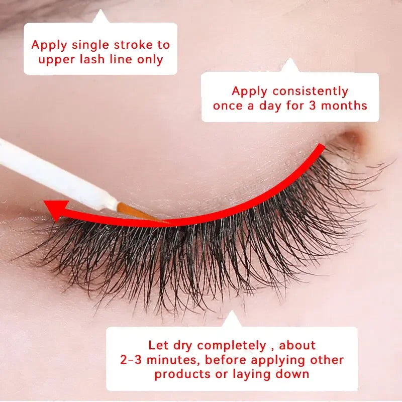 7 Days Fast Natural Eyelash Growth Serum Eyelashes Enhancer Longer Thicker Fuller Lashes Eyebrows Lift Eye Care Products Makeup