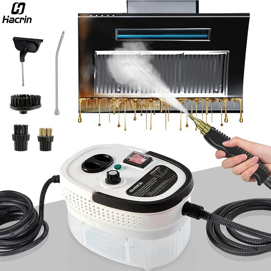Steam Cleaner 2500W High Pressure  Handheld High Temperature Steam Cleaner For Home Kitchen Bathroom Car  Cleaning