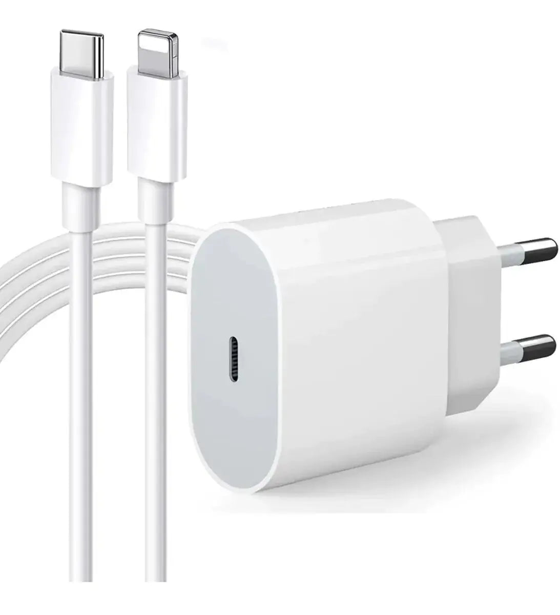 USB-C 20W  Power Adapter and Cord for iPhone