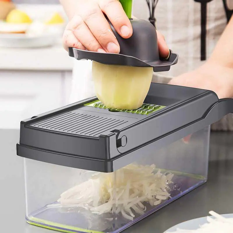 Multifunctional Vegetable Slicer Cutter Shredders 12 in 1