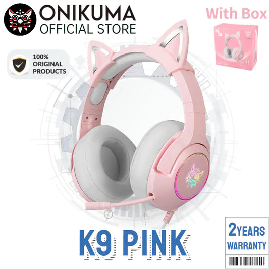 Cute Cat Ear Headphone with Mic