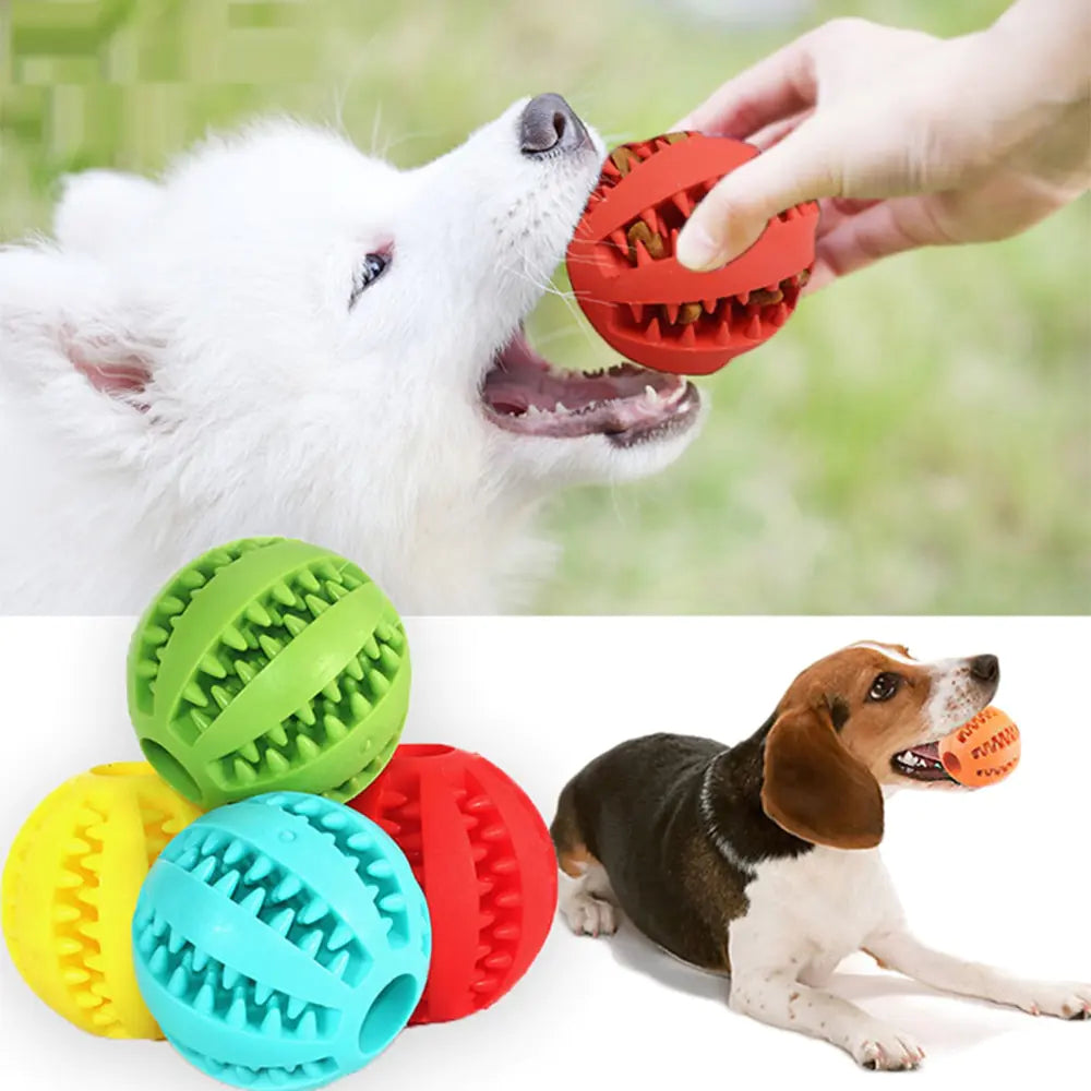 Rubber Balls Chewing Pet Toys