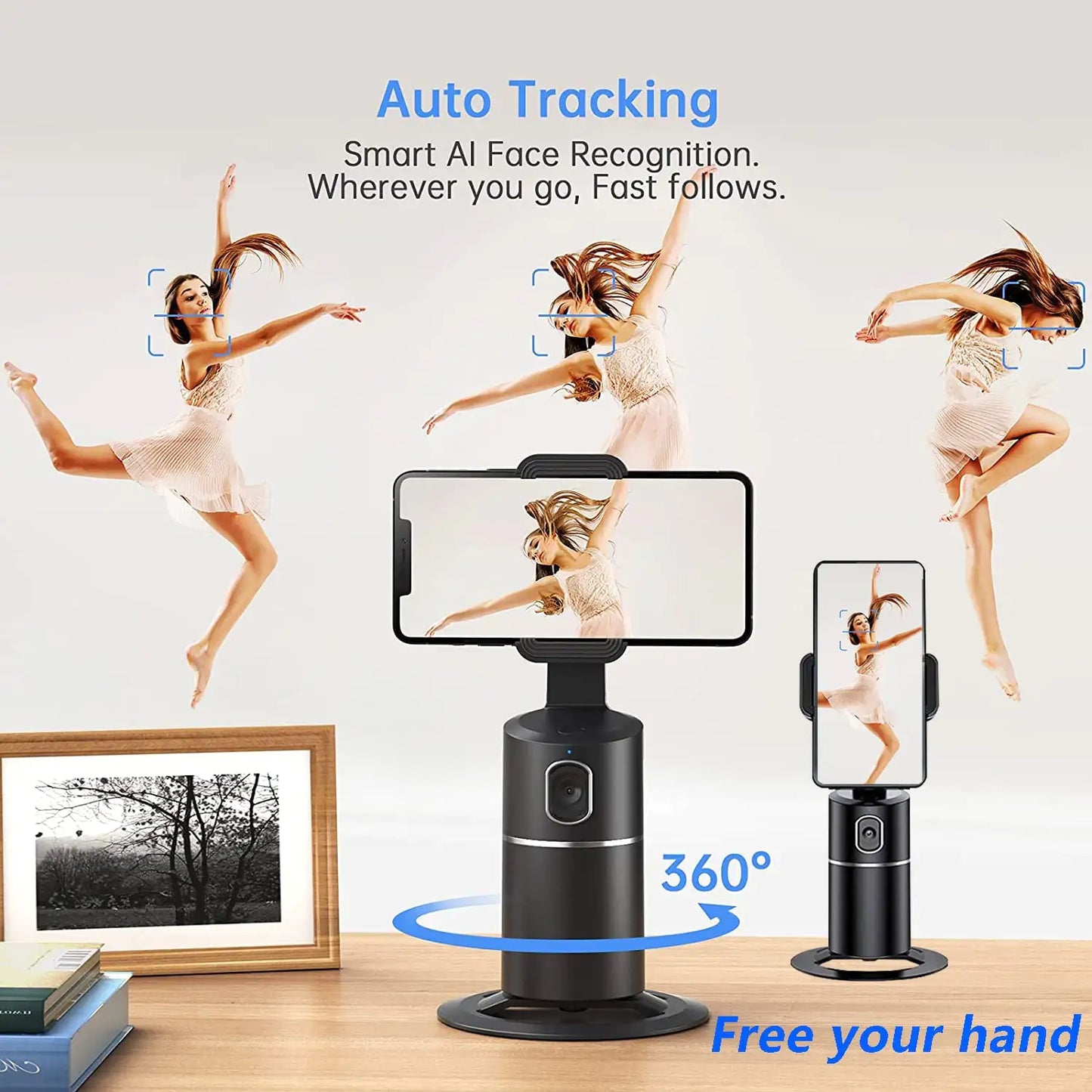 Tripod (For Phone Use) Auto-tracking 360